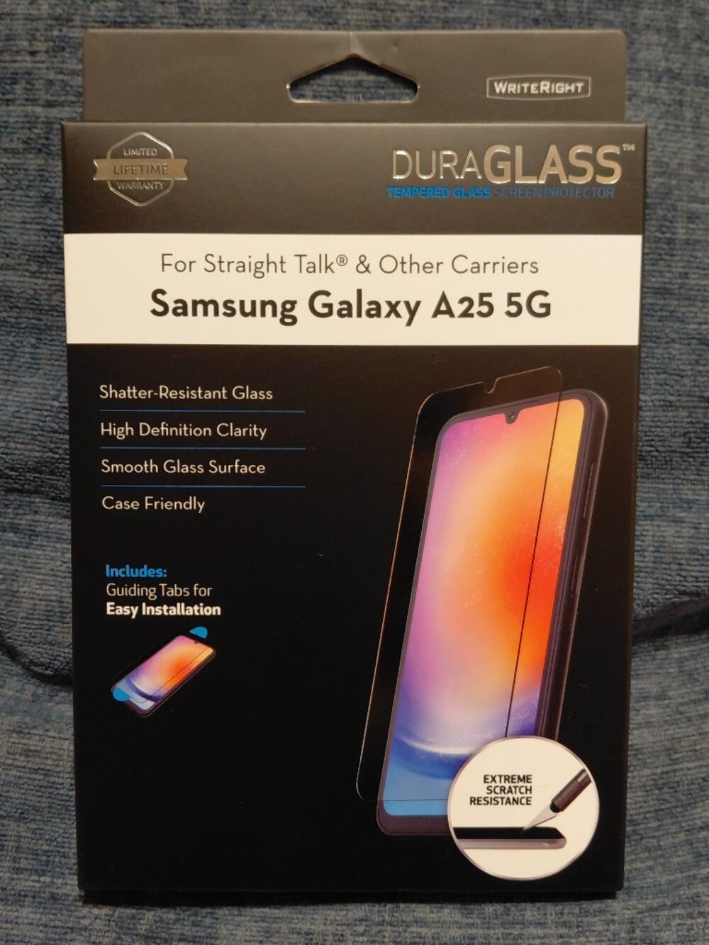 DuraGlass Tempered Glass Screen Protector for Samsung Galaxy A25 5G